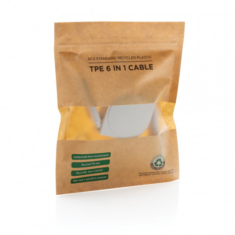 Cablu retractabil 6 în 1 din materiale reciclate [2]