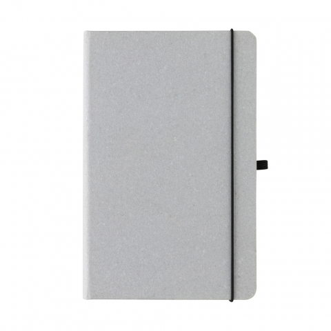 Caiet A5 cu copertă tare din piele reciclată GRS [4]