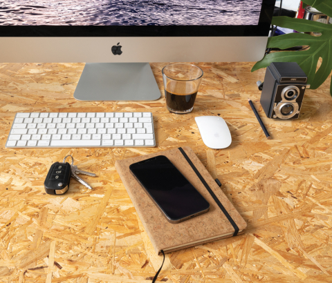 Caiet A5 cu copertă tare din plută [7]