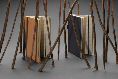 Caiet A5 deluxe cu copertă tare certificat FSC® [10]