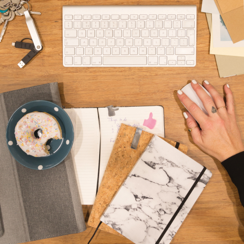 Caiet ECO din plută naturală cu pix din bambus [10]