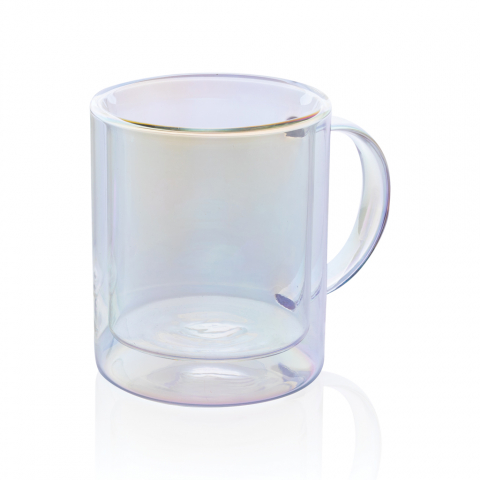 Cană cu perete dublu 330 ml, din sticlă borosilicată [1]