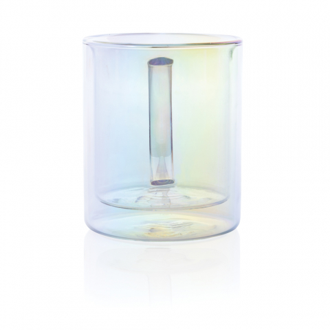 Cană cu perete dublu 330 ml, din sticlă borosilicată [4]