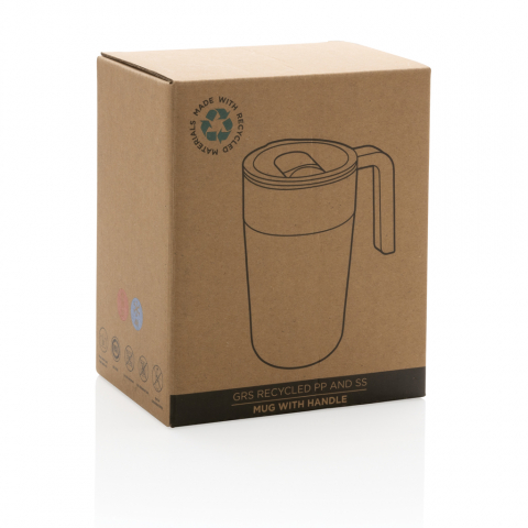 Cană modernă din oțel inoxidabil și PP reciclat, 480 ml [11]