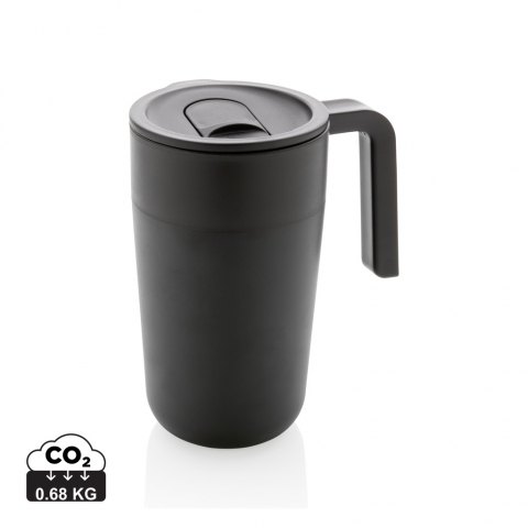 Căni pentru cafea - Cană modernă din oțel inoxidabil și PP reciclat, 480 ml