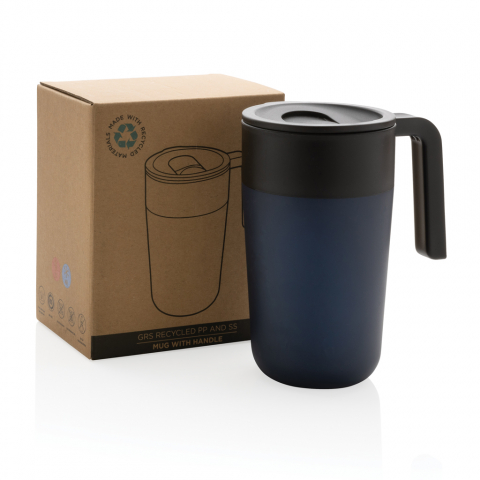 Cană modernă din oțel inoxidabil și PP reciclat, 480 ml [10]