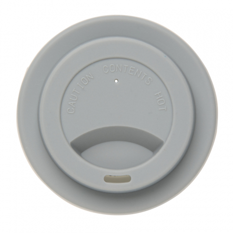 Cană reutilizabilă 270 ml cu capac și manșon din silicon [3]