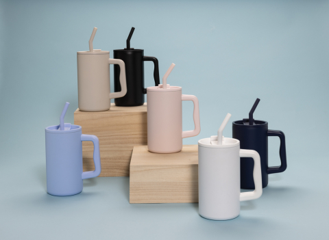 Cană termică Cube  din oțel reciclat – 800 ml [18]