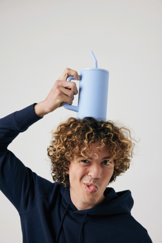 Cană termică Cube  din oțel reciclat – 800 ml [12]