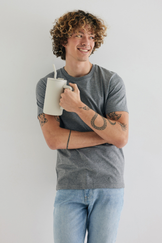 Cană termică Cube  din oțel reciclat – 800 ml [12]