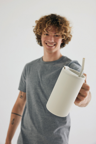 Cană termică Cube  din oțel reciclat – 800 ml [13]