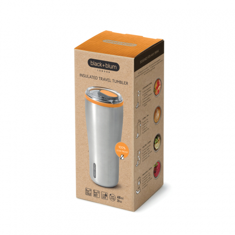 Cana termică din oțel inoxidabil Black+Blum 600 ml [18]
