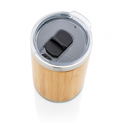 Cană termoizolantă 270 ml din bambus și inox [3]