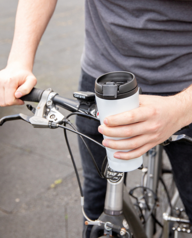 Cană termoizolantă 300 ml din inox cu detalii geometrice [9]