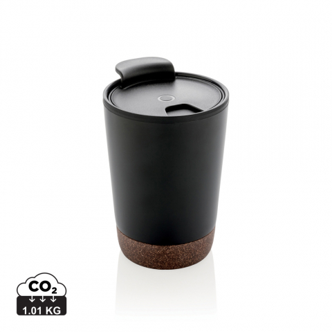 Căni pentru cafea - Cană termoizolantă, detaliu din plută – 300 ml