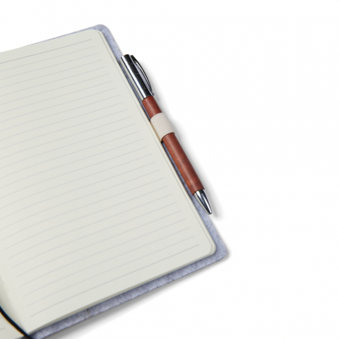 Carnet A5 elegant Albon, fetru reciclat [4]