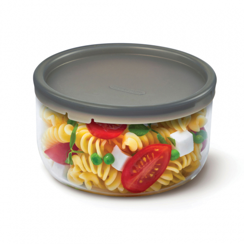 Castron de prânz cu bol din sticlă și capac etanș din inox - 750ml [5]