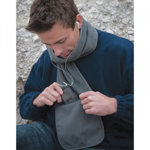 Fular antiscamosare cu buzunar, poliester polar [1]