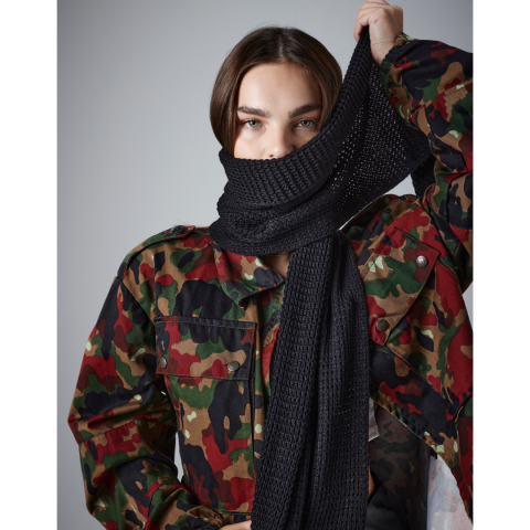 Fular tricotat Waffle, unisex, marime universala [2]