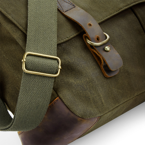 Geantă bumbac Heritage Waxed Messenger, 14'' [1]
