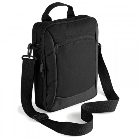 Geantă de umăr Executive, compatibilă iPad, negru [3]