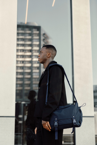 Geantă messenger Kento Urban 15,6" din nylon reciclat RCS [5]