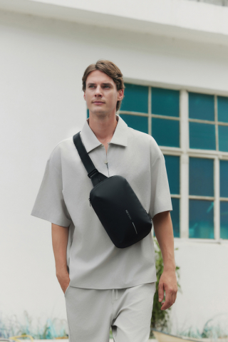 Geantă Urban Sling – design vertical, anti-furt [19]
