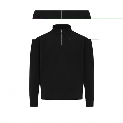 Bluze & Hanorace - Hanorac unisex Elgon cu fermoar scurt