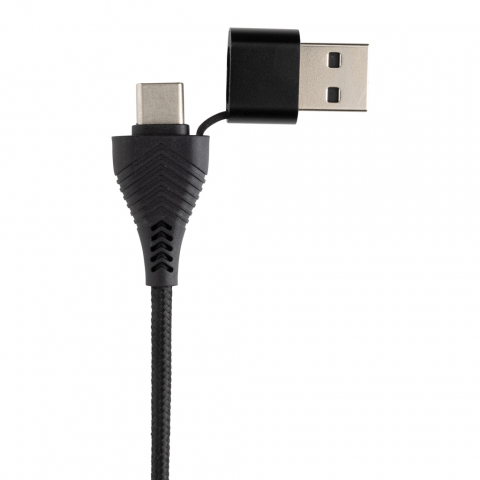 Hub USB 2.0 eco cu conector dual – USB-A & USB-C [3]