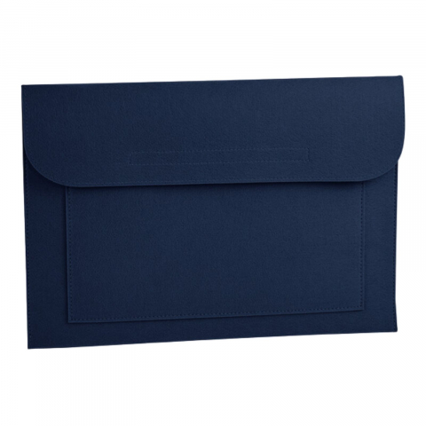 Husa de laptop Felt, compatibila cu Apple MacBook Air, MacBook Pro Touch Bar, 15.6" Inch si documente A4, Ronic, 41,5 x 28 cm, navy [0]