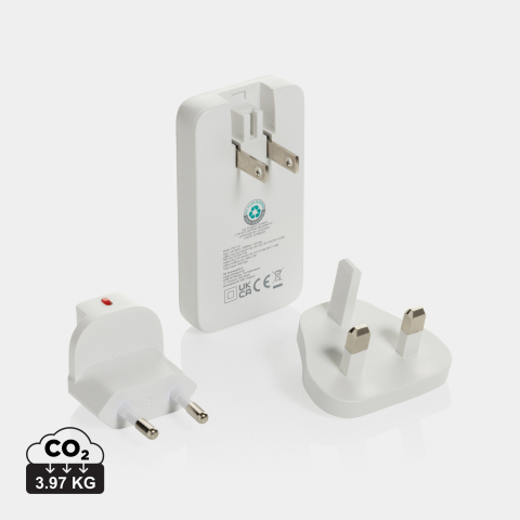 Încărcătoare - Încărcător Fluxo GAN plat 65W RCS, conectori universali