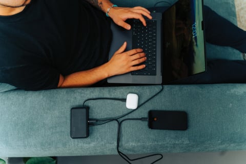 Incărcător hibrid revoluționar Eureka, 10000mah powerbank65W [15]
