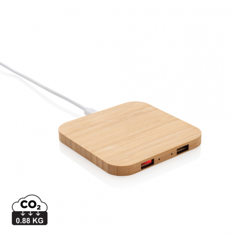 Încărcătoare - Încărcător wireless 5W din bambus