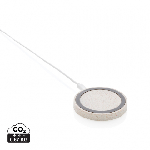 Încărcătoare - Încărcător wireless eco 5W din fibră de grâu