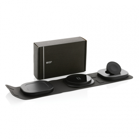 Încărcător wireless eco de lux 3-în-1 pliabil – 15W [3]