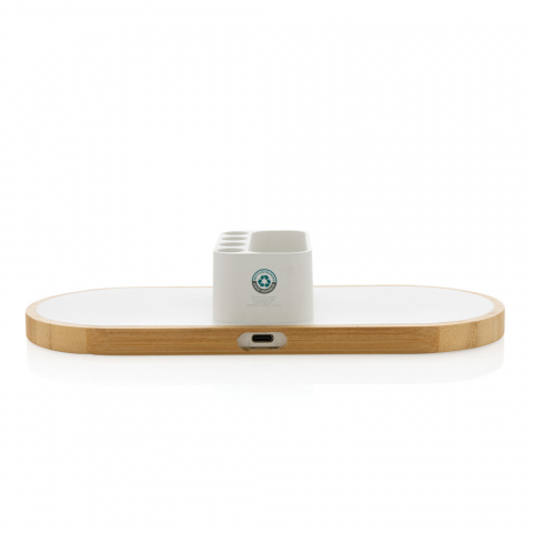 Încărcător wireless eco dual 10W cu suport pentru pixuri [4]