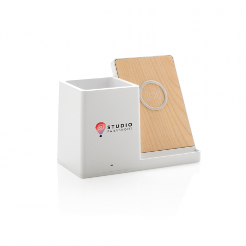 Încărcător wireless eco rapid 10W cu suport pentru pixuri [8]