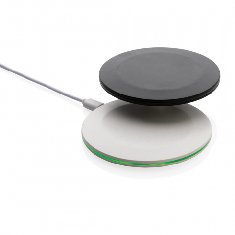 Încărcător wireless eco ultra-rapid 15W din ABS reciclat [3]