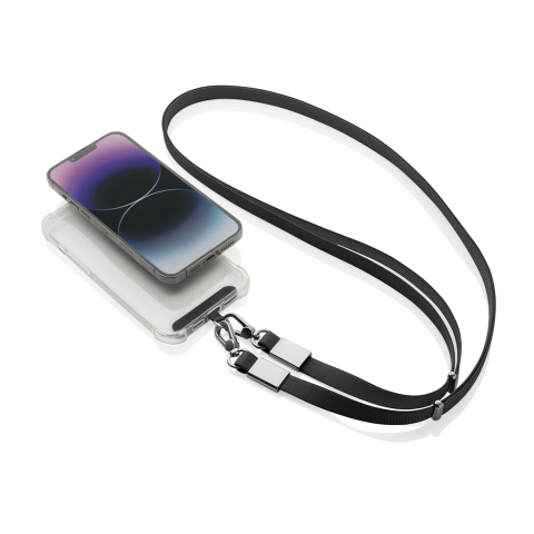 Nivo RCS recycled PET Crossbody lanyard [2]