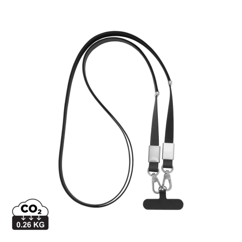 ACCESORII - Nivo RCS recycled PET Crossbody lanyard