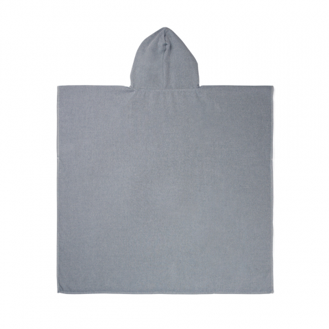 Poncho plajă cu două texturi – bumbac și poliester [4]