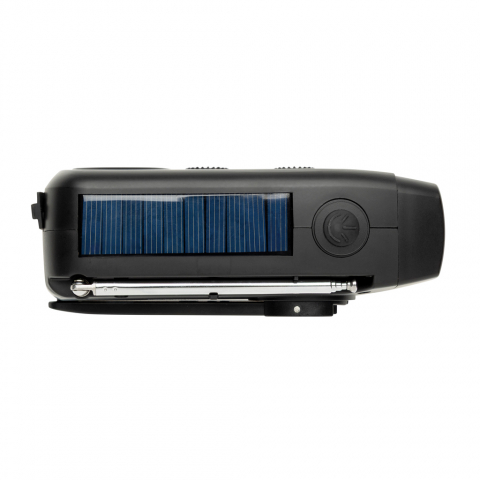 Radio de urgență cu lanternă, încărcare solară și manivelă [6]