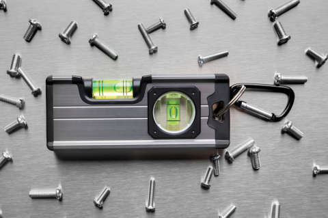 Riglă din aluminiu riglă din aluminiu, 12 cm [2]