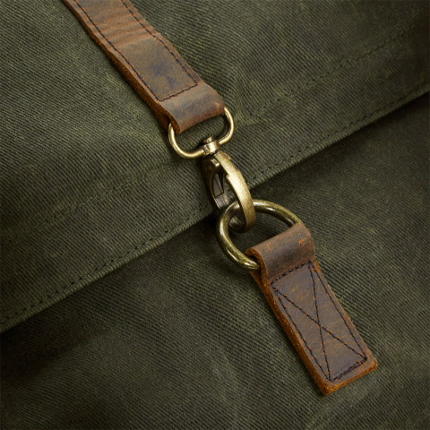 Rucsac Heritage Waxed Canvas din bumbac cerat, 15.6 " [3]
