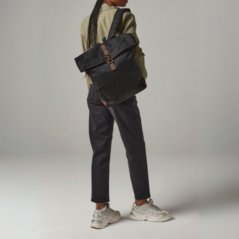 Rucsac Heritage Waxed Canvas din bumbac cerat, 15.6 " [4]