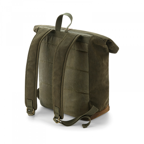 Rucsac Heritage Waxed Canvas din bumbac cerat, 15.6 " [4]