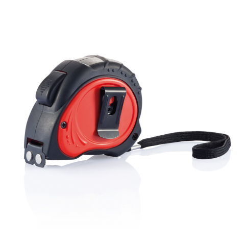 Ruletă de măsurare cu carcasă roșie din ABS, 5m [2]