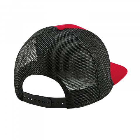 Sapca Flat Peak, unisex, marime universala, rosu cu negru [1]