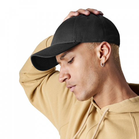 Sapca sport Air, tesatura respirabila, unisex, universala, negru [3]