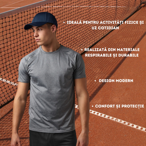 Sapca sport Air, tesatura respirabila, unisex, universala, bleumarin [4]